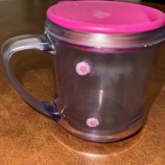 Aladdin MiGo Floral Insulated Mug With Pink Lid - Picture 3 of 6